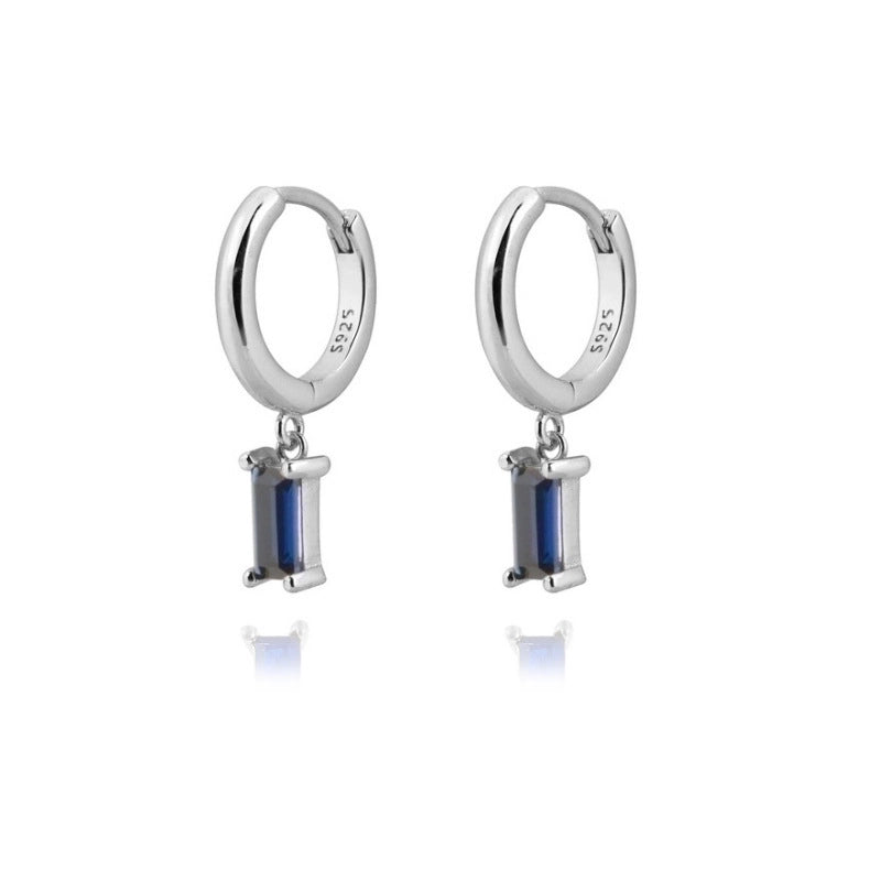 1 Pair Streetwear Devil\'s Eye Heart Shape Butterfly Plating Inlay Copper Zircon Drop Earrings