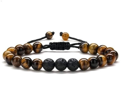 Ethnic Style Geometric Natural Stone Beaded Bracelets