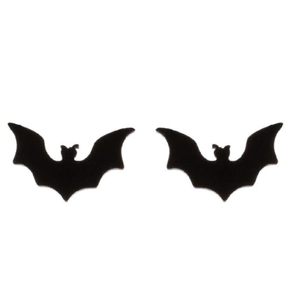 1 Pair Halloween Fashion Rabbit Bat Plating 304 Stainless Steel 18K Gold Plated Ear Studs