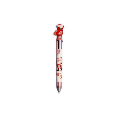 Christmas Gift Christmas Tree Reindeer Cute Cartoon 6 Colors Press Ballpoint Pen Style Random