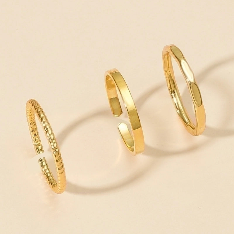 Ethnic Style Geometric Alloy Stainless Steel Rings