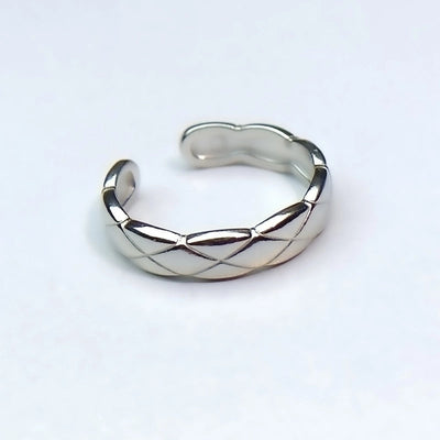 Minimalist Heart Shape Titanium Steel Open Rings