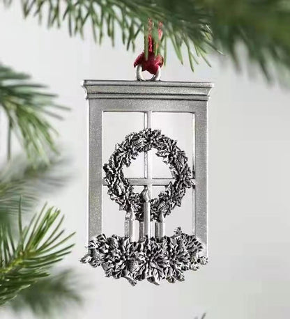 Cross-border Christmas Metal Alloy Ornaments Ornaments Alloy Decorations Christmas Pendants Snowman Santa Claus