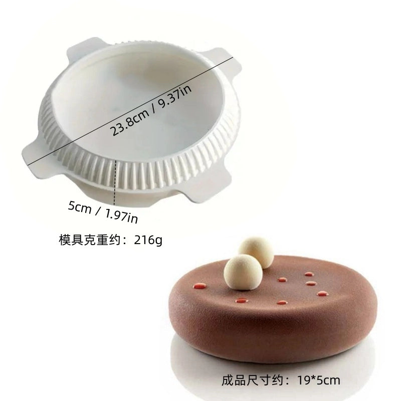 Casual Geometric Heart Shape Rose Silica Gel Kitchen Molds 1 Piece