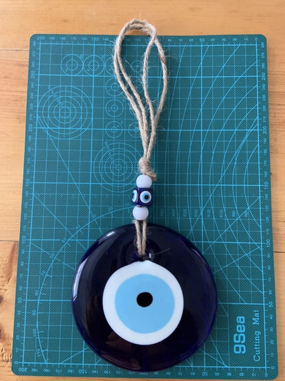 Devil's Eye Turkish Blue Eye Jewelry Glass Pendant Home Office Wall Decoration Evileyes