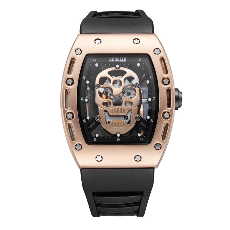 Fashion Skull Buckle Quartz Men's Watches