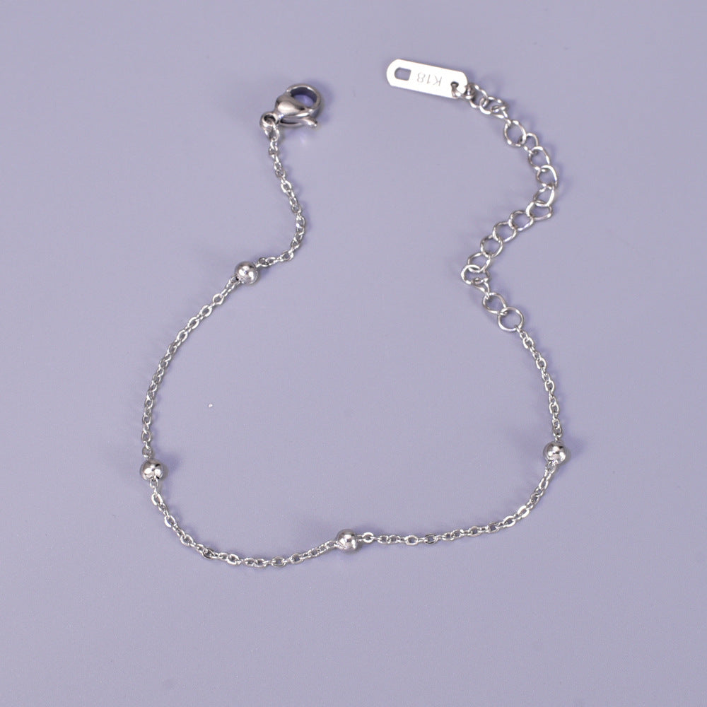 Unisex Korean Heart Anklets