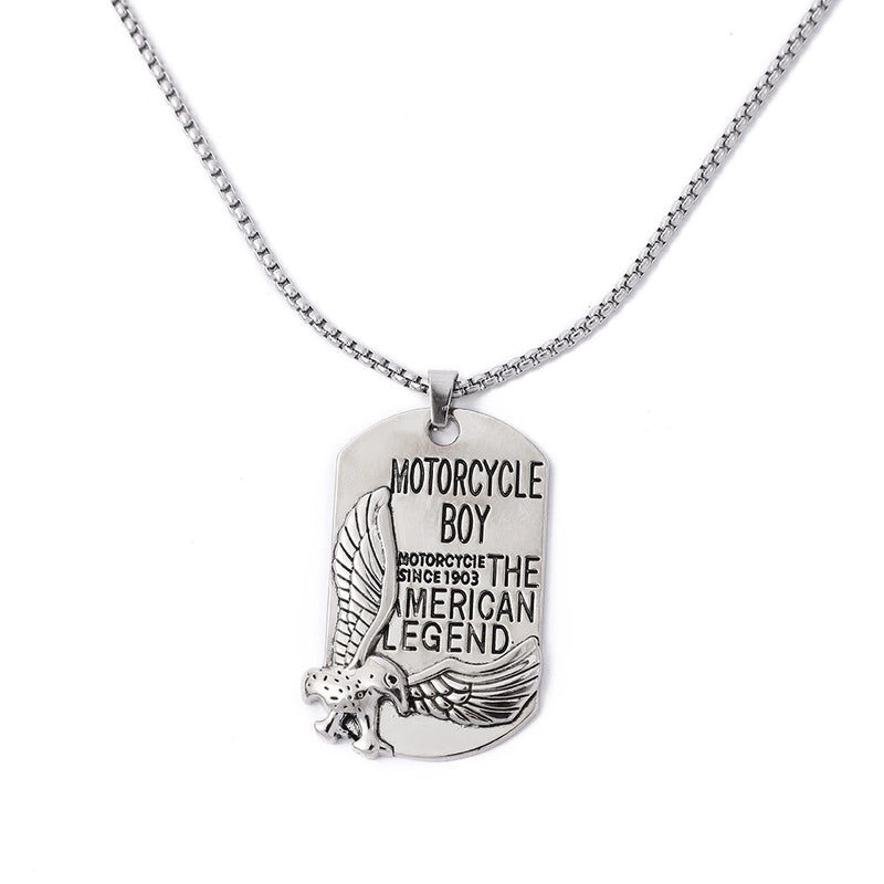 Hip-Hop Animal Skull Stainless Steel Alloy Plating Pendant Necklace