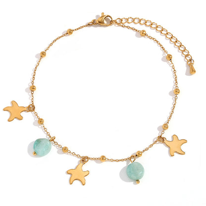Women Expressive Star Anklets