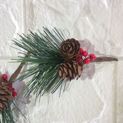 Pine Needles Pine Cones Christmas Tree Accessories Gift Box Decoration Real Flowers Christmas Decoration Desktop Ornaments Christmas