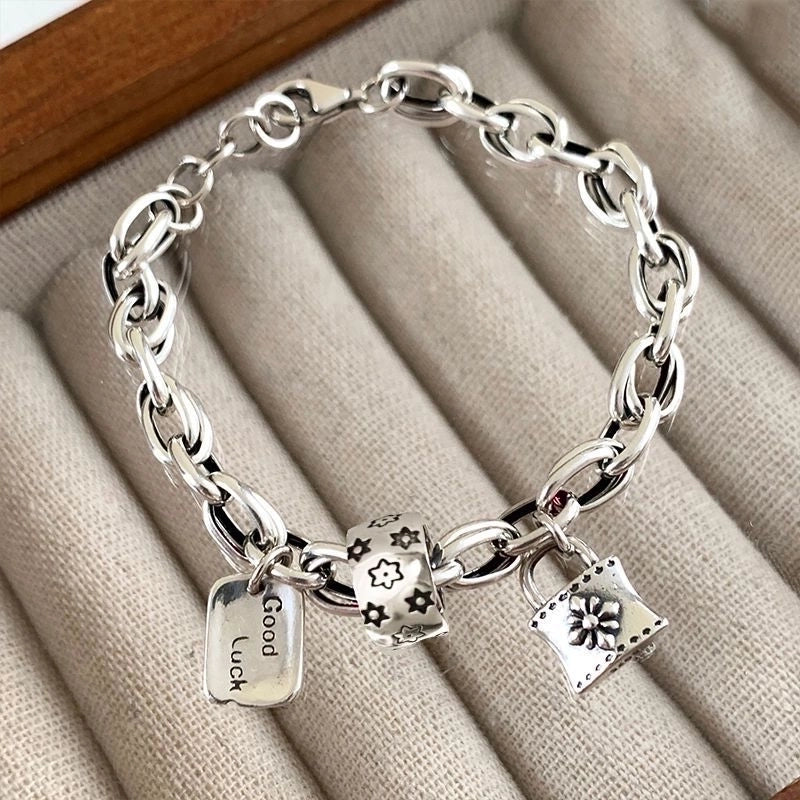 Minimalist Heart Shape Gold Plated Beaded Bracelets 1 Piece