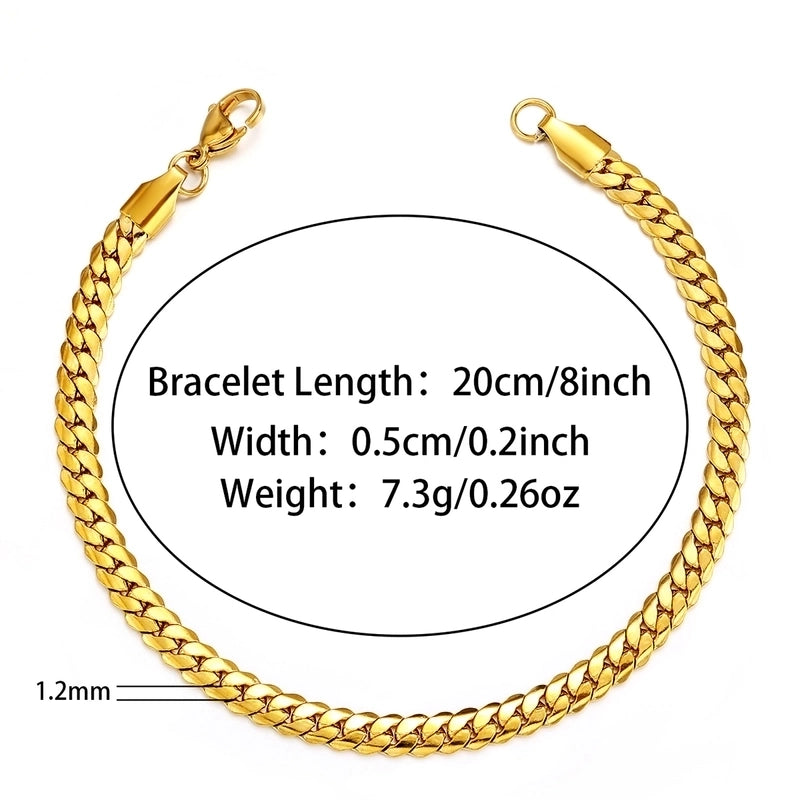 Classic Style Solid Color 304 Stainless Steel Bracelets In Bulk Stainless Steel Bracelets