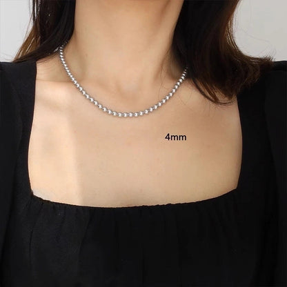 Minimalist Heart Shape Copper Plating Pendant Necklace