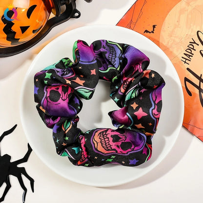 Halloween Funny Pumpkin Hair Tie