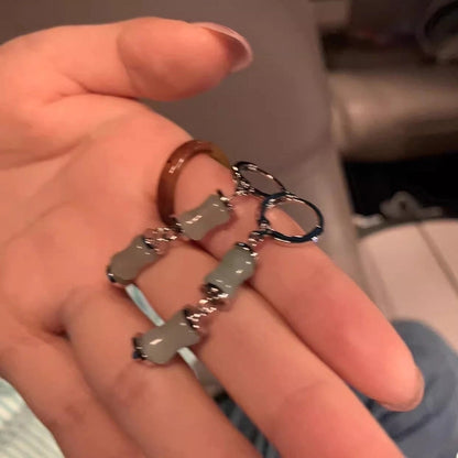 1 Pair Casual Minimalist Round Heart Shape Plating Inlay Copper Zircon Earrings