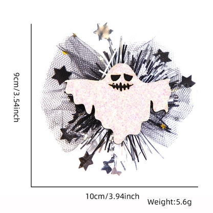 Halloween Gothic Women's Color Block Plastic Hair Clip