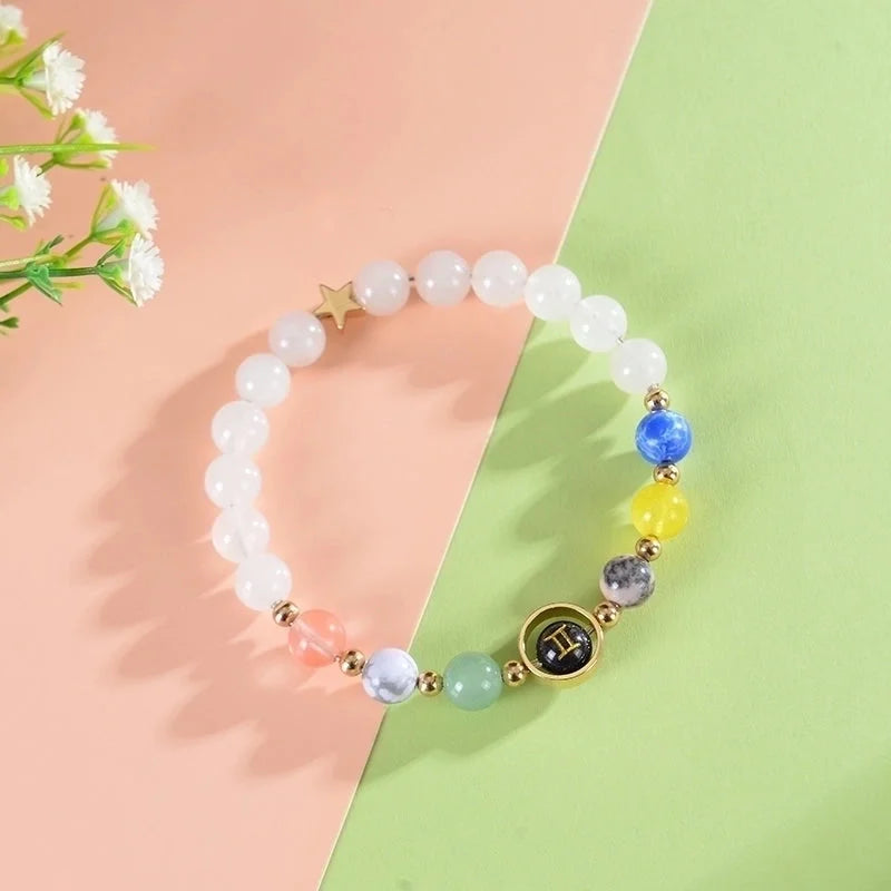 Minimalist Classic Style Constellation Natural Stone Bracelets In Bulk