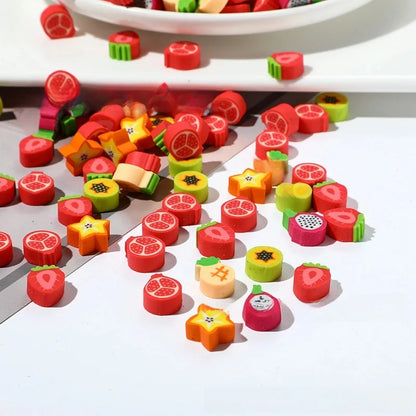 200 Pieces Cute Creative Cartoon Fruit Animal Children's Eraser 1 Piece