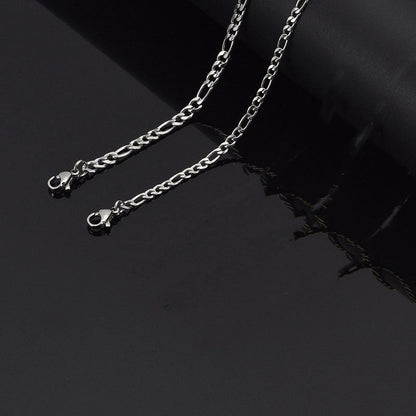 Minimalist Solid Color Stainless Steel Plating Bracelets Anklet Necklace