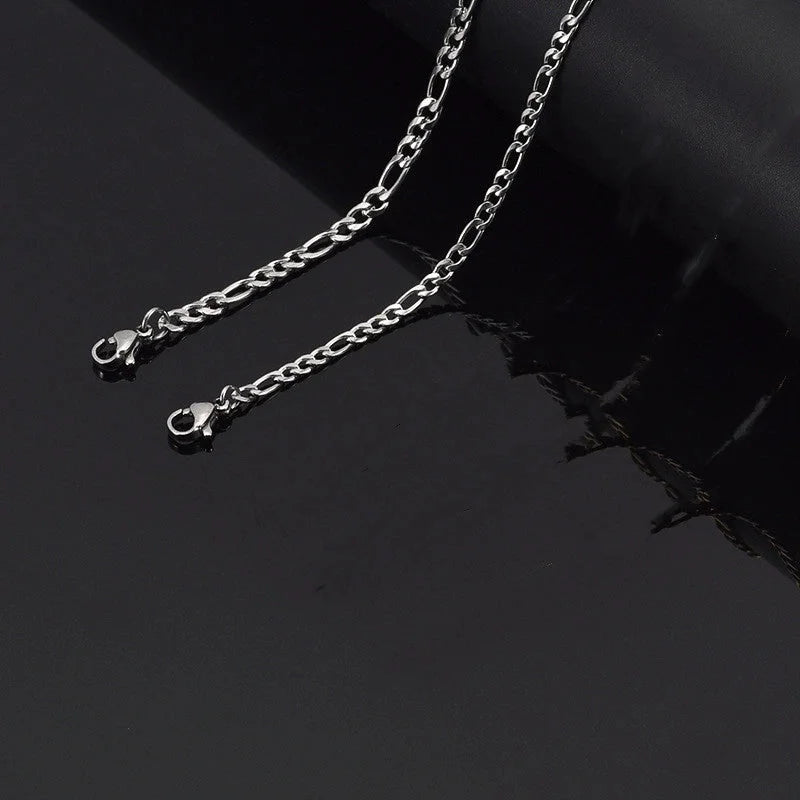 Minimalist Solid Color Stainless Steel Plating Bracelets Anklet Necklace