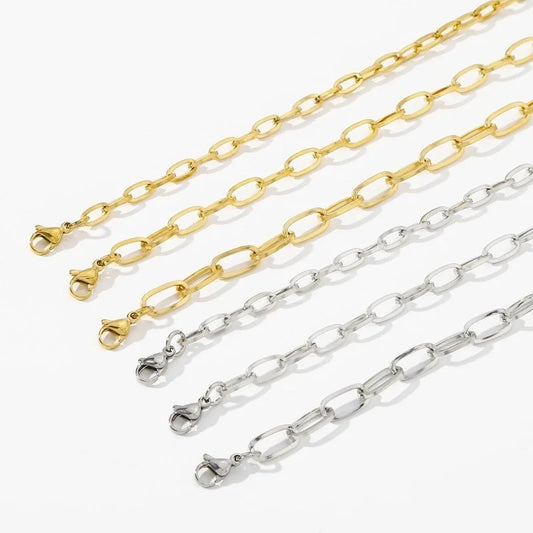 Vintage Style Classic Style Solid Color 316 Stainless Steel Plating Necklace