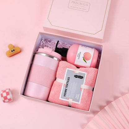 Business Gift Set Women's Day Gift Employee Activity Insulated Cup Umbrella Suitable For Clients