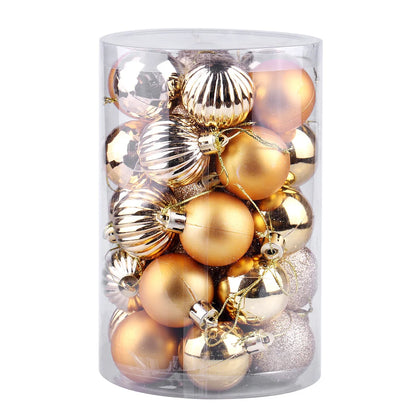 34 Christmas Ball Set 4cm Christmas Decoration Christmas Tree Decoration Balls Irregular Balls