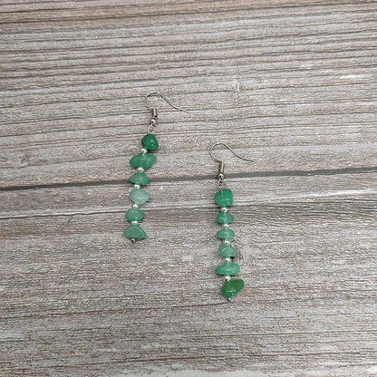 1 Pair Ethnic Style Geometric Natural Stone Drop Earrings