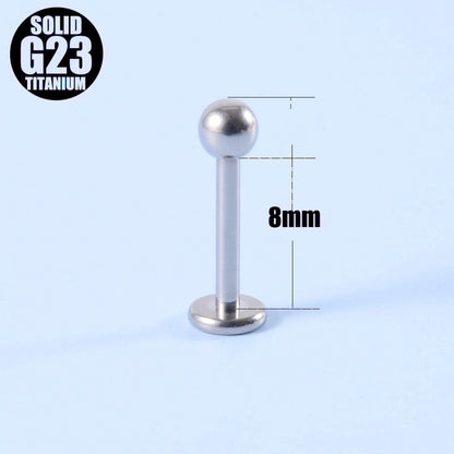 2 Pieces Ear Cartilage Rings & Studs Fashion Geometric G23 Titanium Polishing