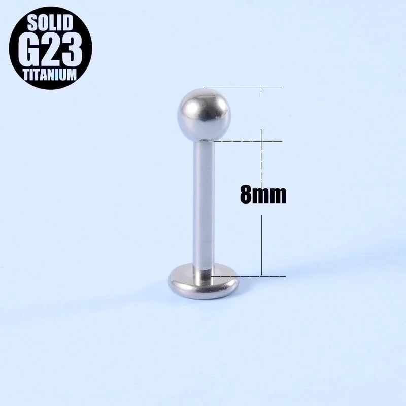 2 Pieces Ear Cartilage Rings & Studs Fashion Geometric G23 Titanium Polishing