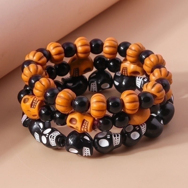 Funny Skull Beaded Bracelets