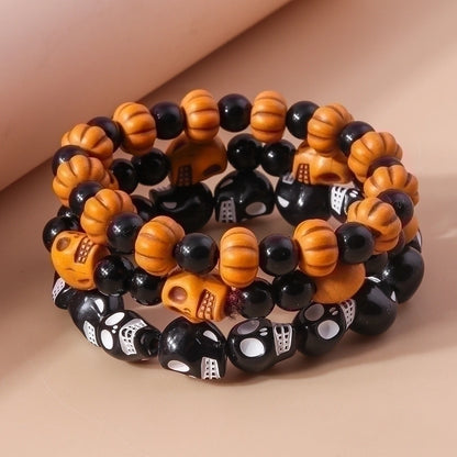 Funny Skull Beaded Bracelets