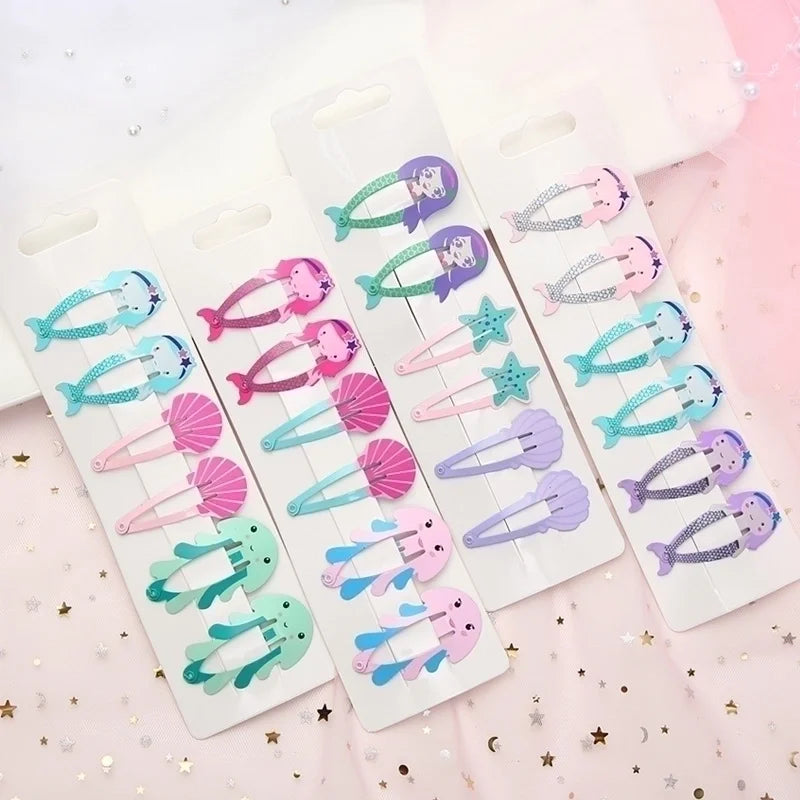 Christmas Cartoon Style Kid'S Animal Christmas Tree Fruit Metal Stoving Varnish Hair Clip