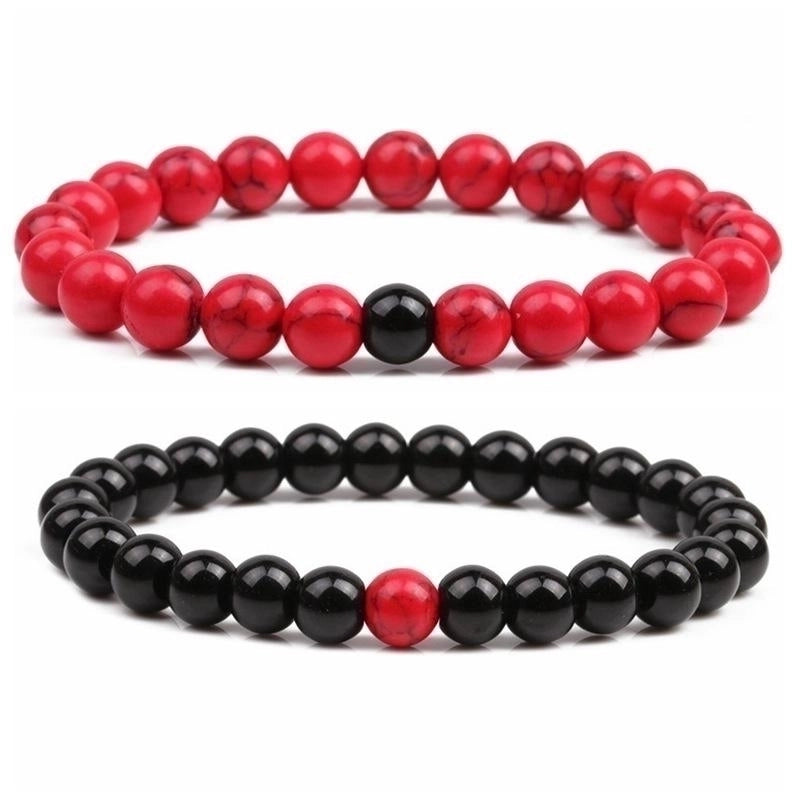 Fashion Geometric Natural Stone No Inlaid Bracelets In Bulk