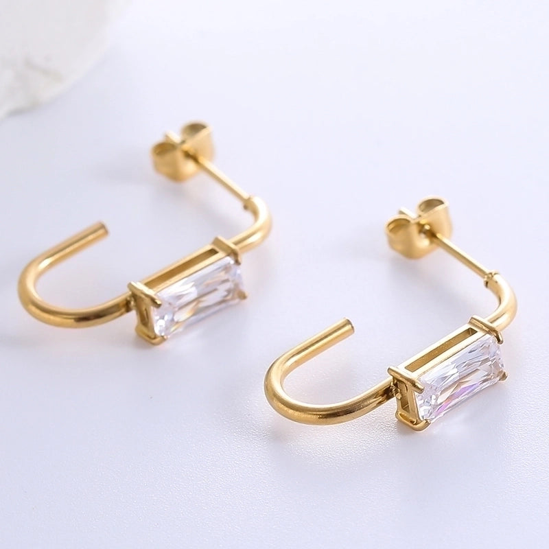 1 Pair Elegant Luxurious Classic Style Star Tassel Butterfly Inlay 304 Stainless Steel Zircon Drop Earrings