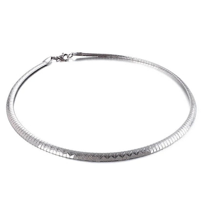 Titanium Steel 18K Gold Plated Fashion Plating Geometric Choker