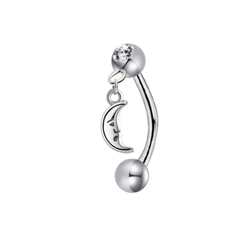 1 Piece Ear Cartilage Rings & Studs Minimalist Classic Style Water Droplets 304 Stainless Steel Eyebrow Studs Ear Cartilage Rings & Studs