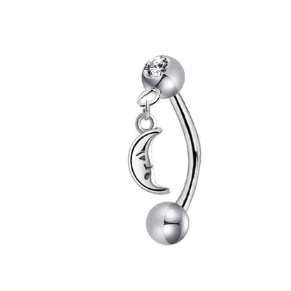 1 Piece Ear Cartilage Rings & Studs Minimalist Classic Style Water Droplets 304 Stainless Steel Eyebrow Studs Ear Cartilage Rings & Studs