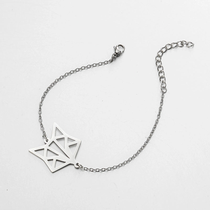 Fashion Animal 201 Stainless Steel 18K Gold Plated No Inlaid Bracelets In Bulk