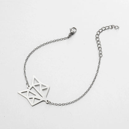 Fashion Animal 201 Stainless Steel 18K Gold Plated No Inlaid Bracelets In Bulk