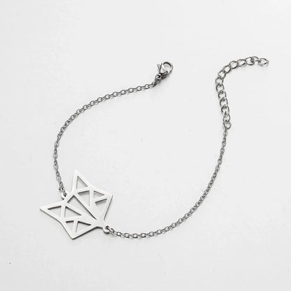 Fashion Animal 201 Stainless Steel 18K Gold Plated No Inlaid Bracelets In Bulk