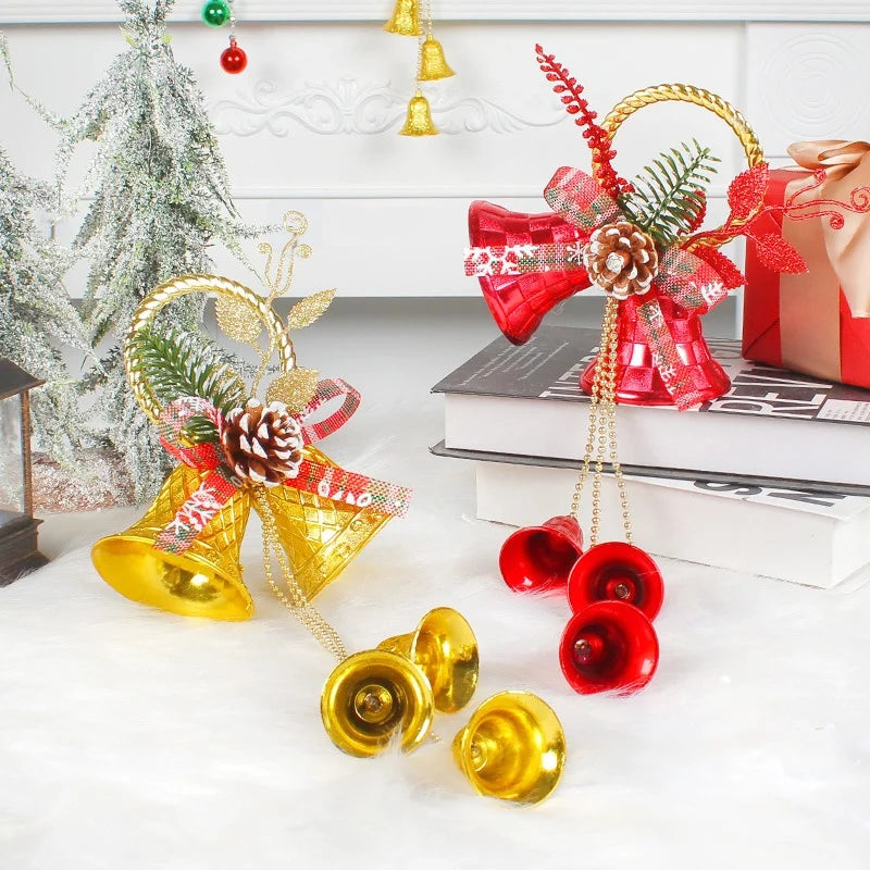 Christmas Casual Bell Plastic Party Hanging Ornaments Decorations