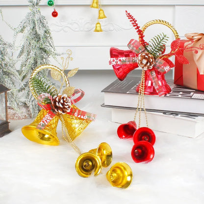 Christmas Casual Bell Plastic Party Hanging Ornaments Decorations