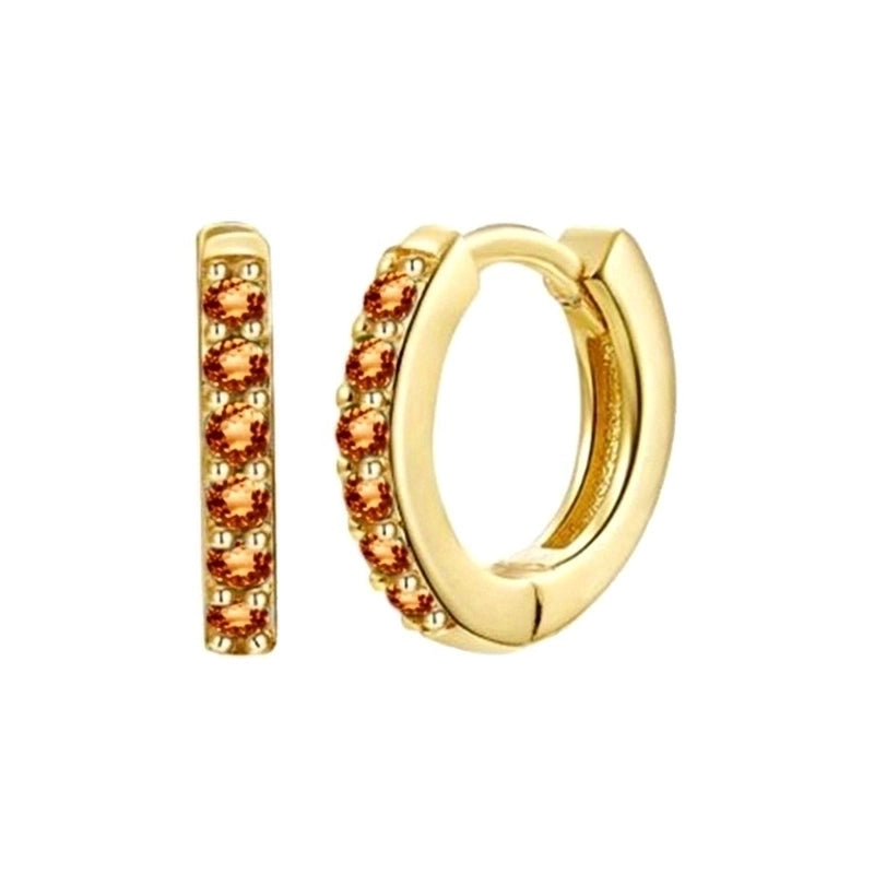 Fashion Geometric Copper Artificial Gemstones Earrings