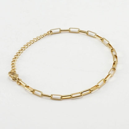 Minimalist Geometric Titanium Steel Bracelets Necklace