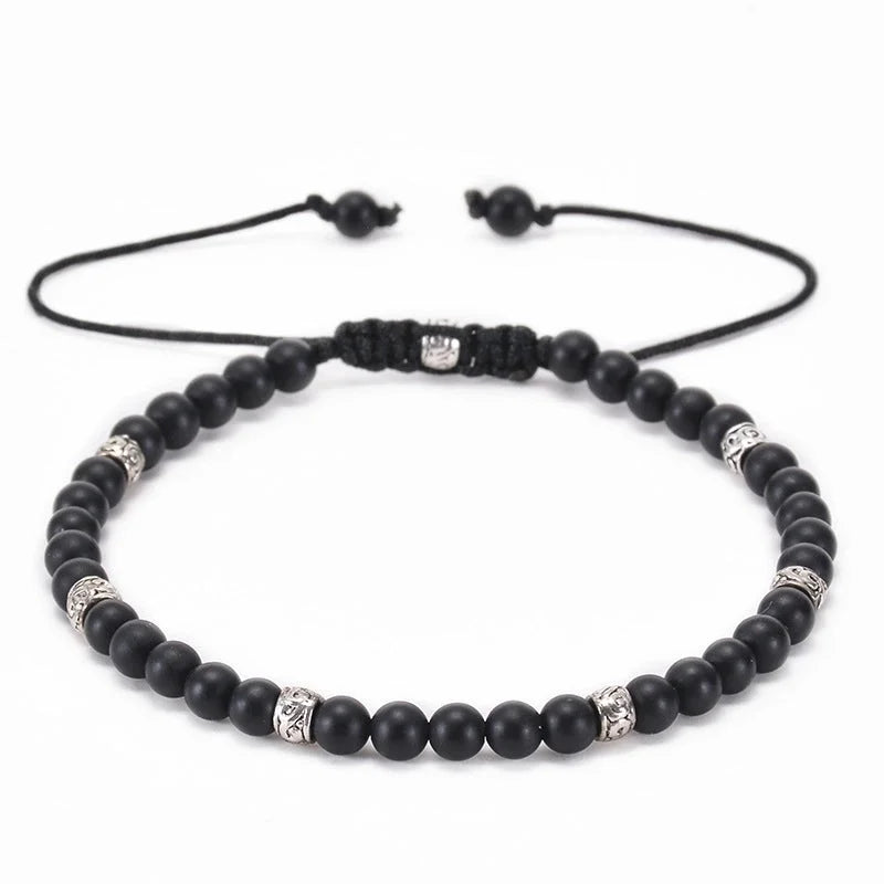 Retro Geometric Natural Stone Bracelets