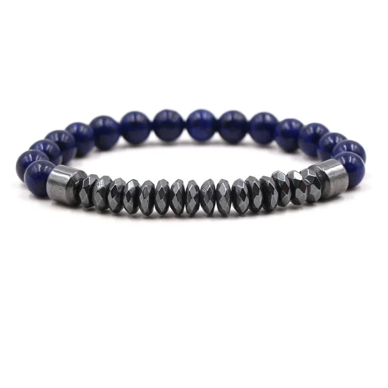 Minimalist Geometric Natural Stone Beaded Bracelets 1 Piece