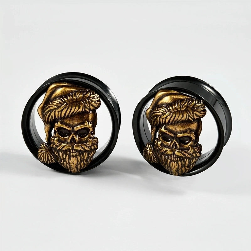 1 Piece Ear Cartilage Rings & Studs Classical Hip-Hop Vintage Style Skull 304 Stainless Steel Copper 18K Gold Plated Auricle
