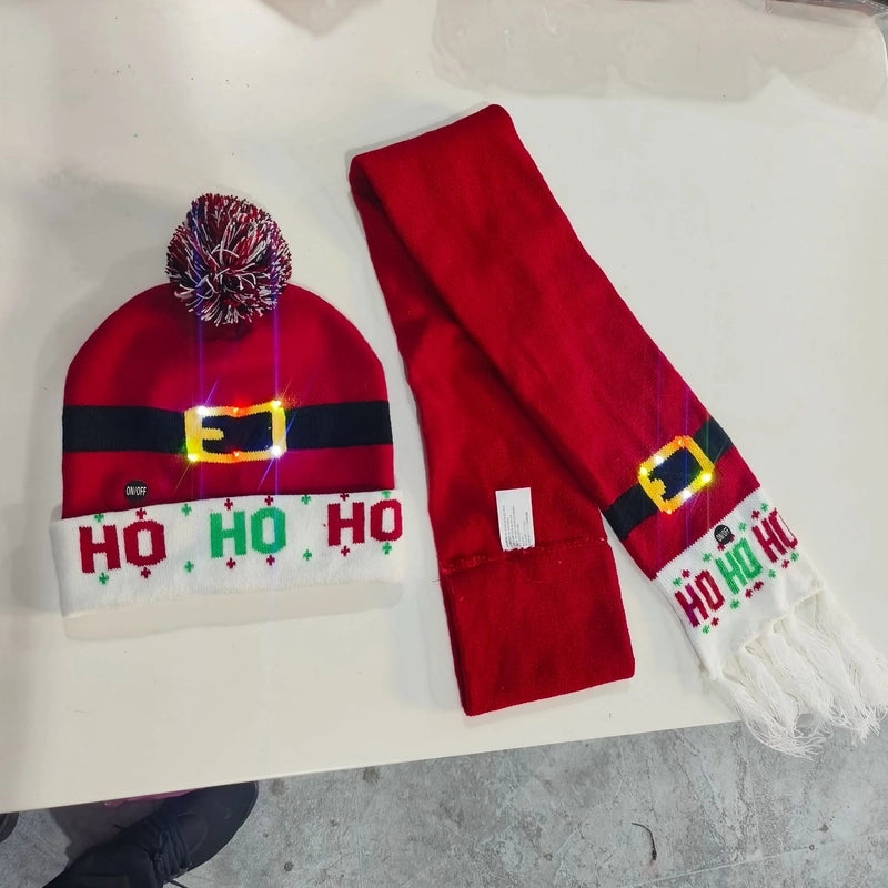 Kid'S IG Style Santa Claus Elk Pom Poms Wool Cap
