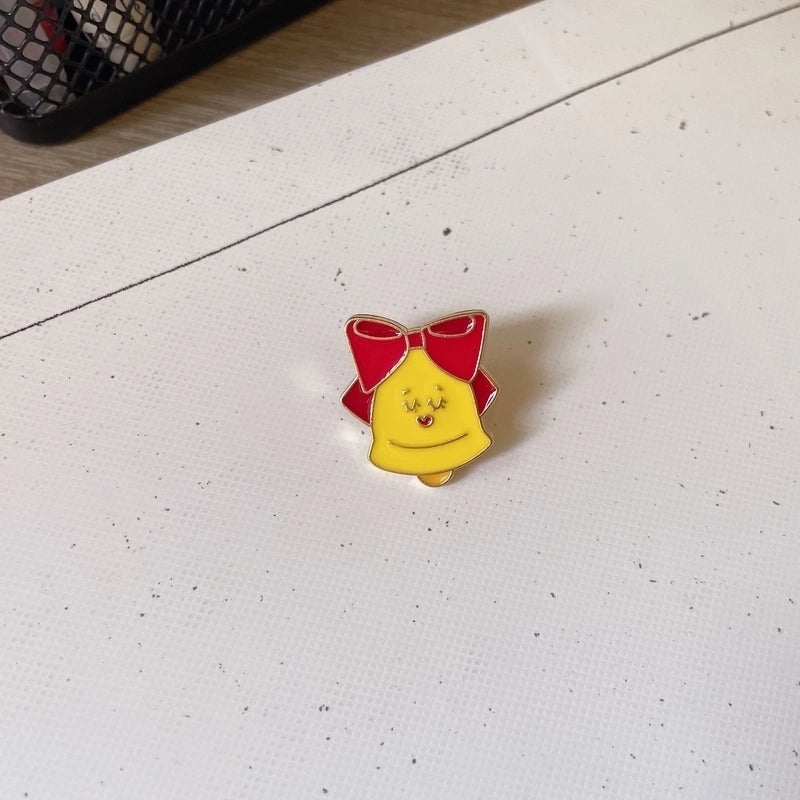 Cute Pin Snowman Snowflake Elk Alloy Enamel Unisex Brooches